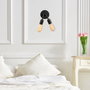 Opviq Harput - N-1328 Lámpara de pared de metal negro